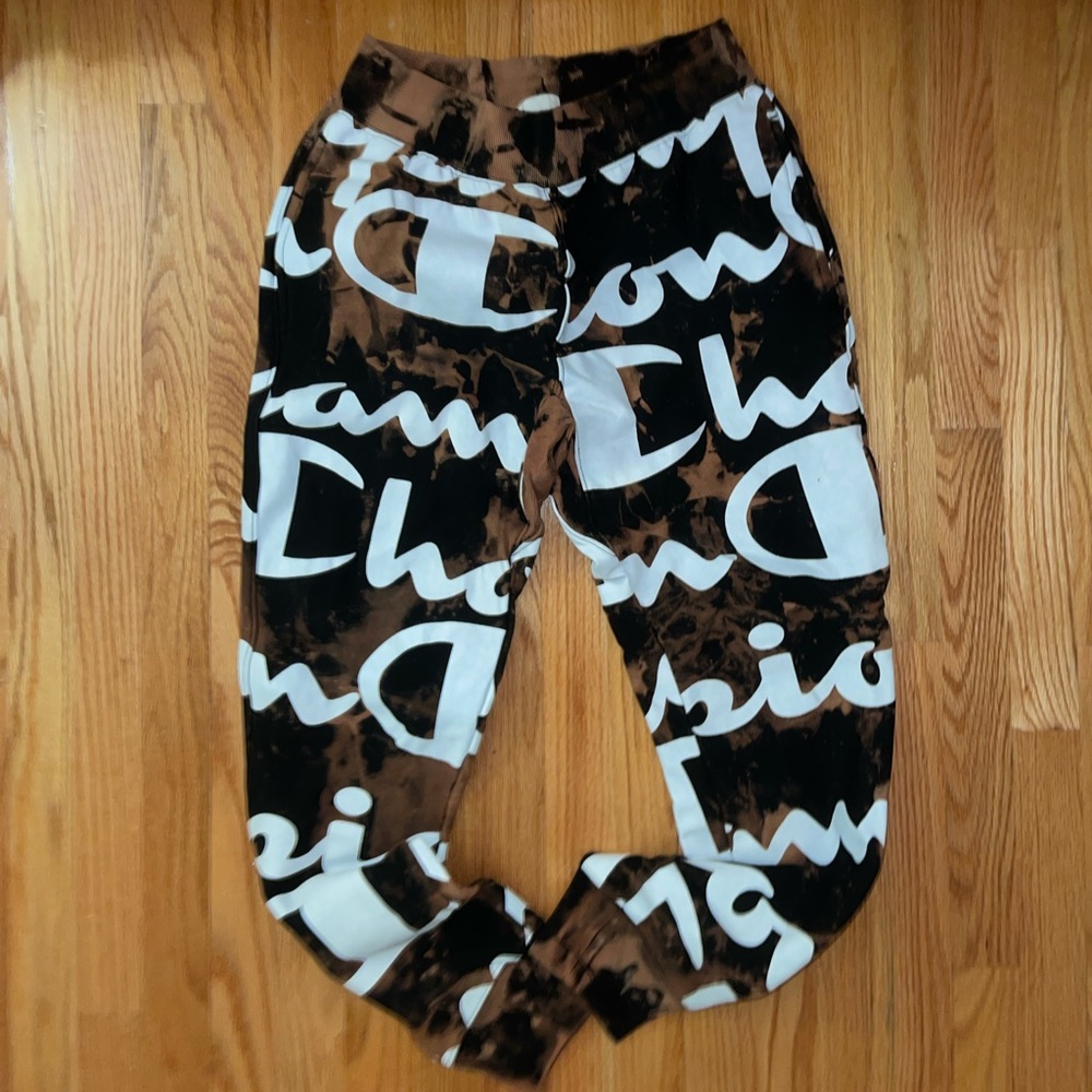 Champion Reverse Weave Bleach Dye Joggers